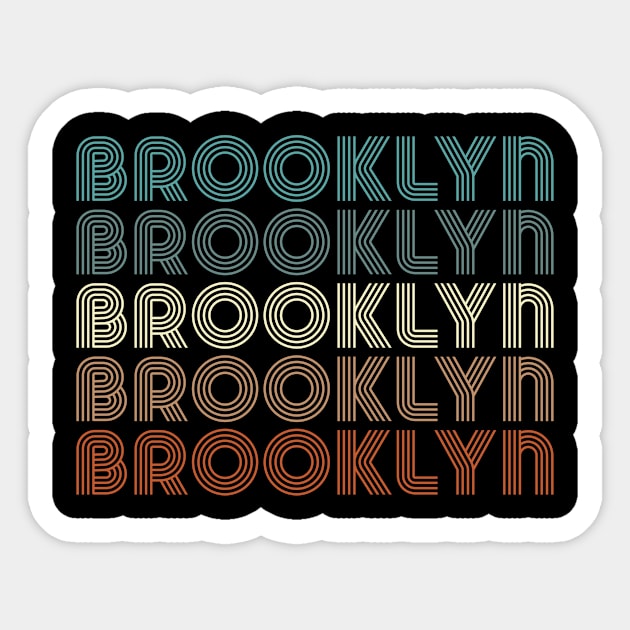 BROOKLYN Sticker by Motiejus